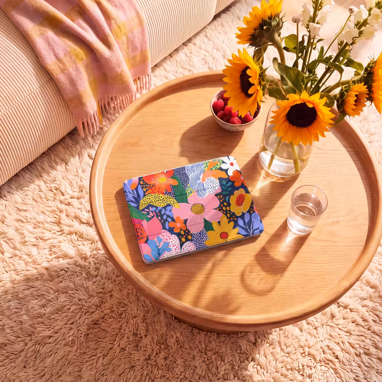 iPad hoes - Kleurrijk - Bloemen - Abstract - Stippen — 2