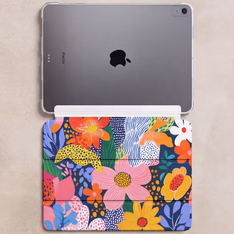 iPad hoes - Kleurrijk - Bloemen - Abstract - Stippen — 6