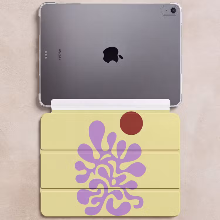 iPad hoes - Koraal - Cirkel - Abstract - Geel — 6