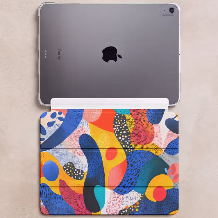 iPad hoes - Vormen - Abstract - Stippels - Blauw — 6