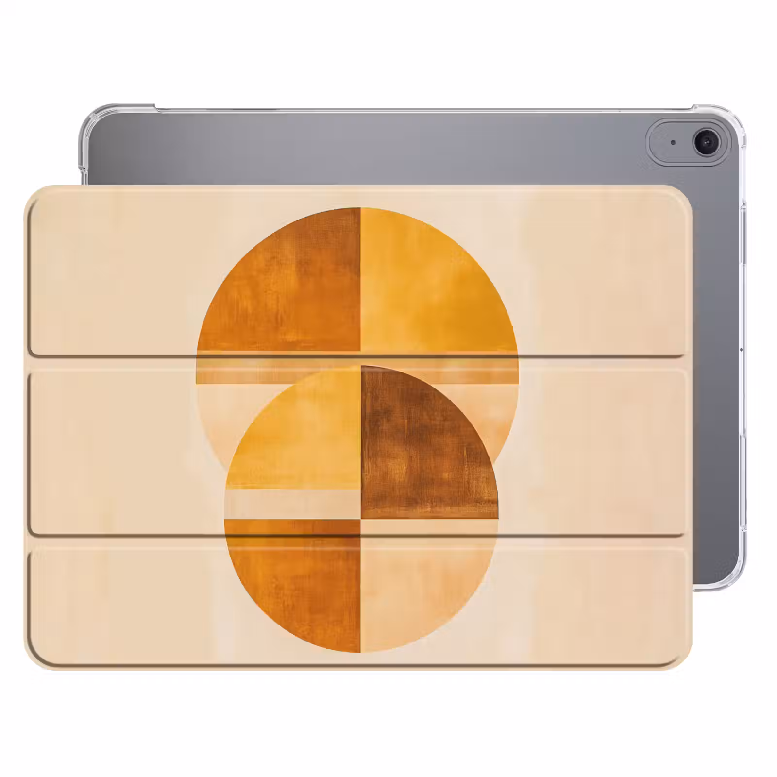 iPad hoes - Cirkels - Geel - Minimalistisch — 1