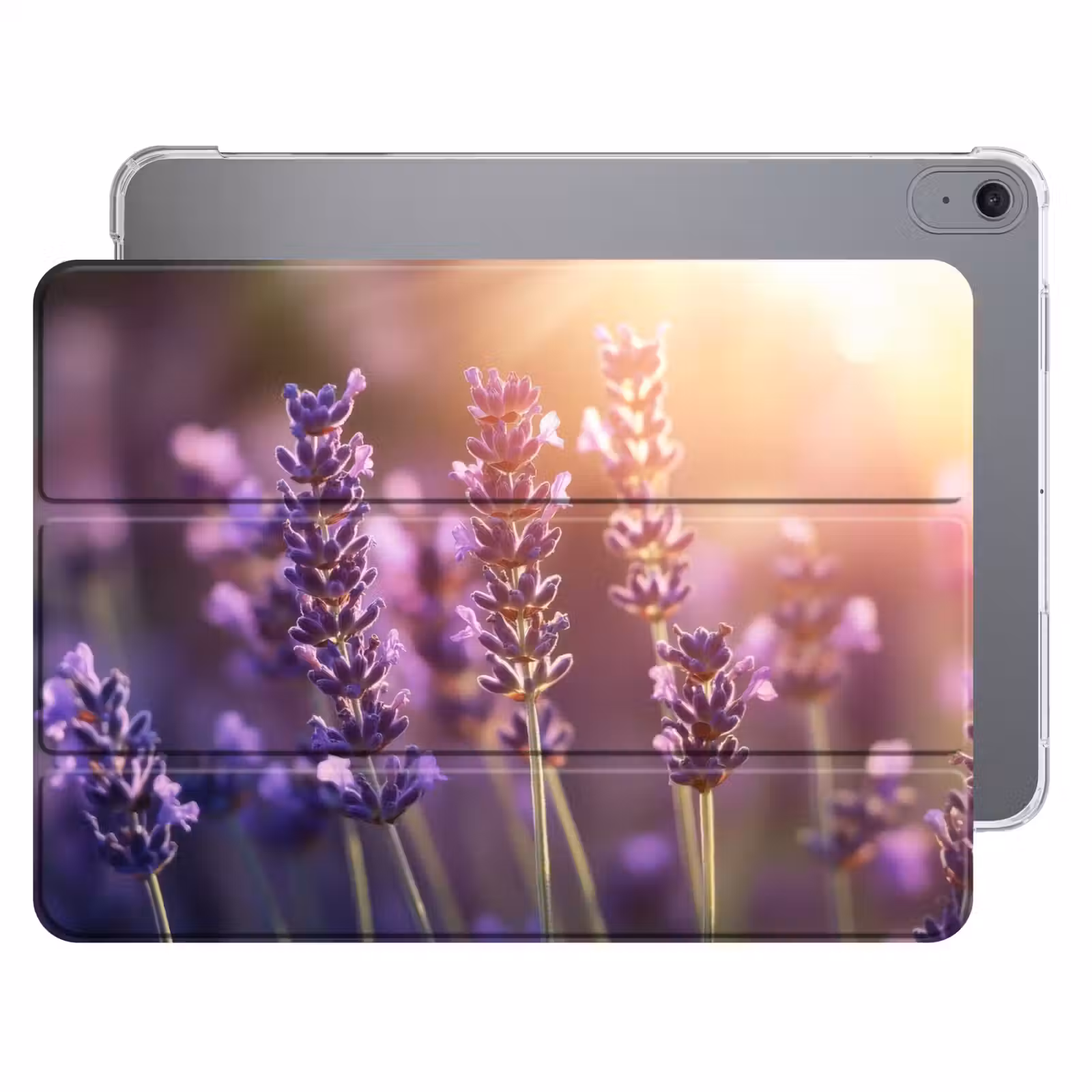 iPad hoes - Lavendelbloemen - Paars - Zonlicht — 1