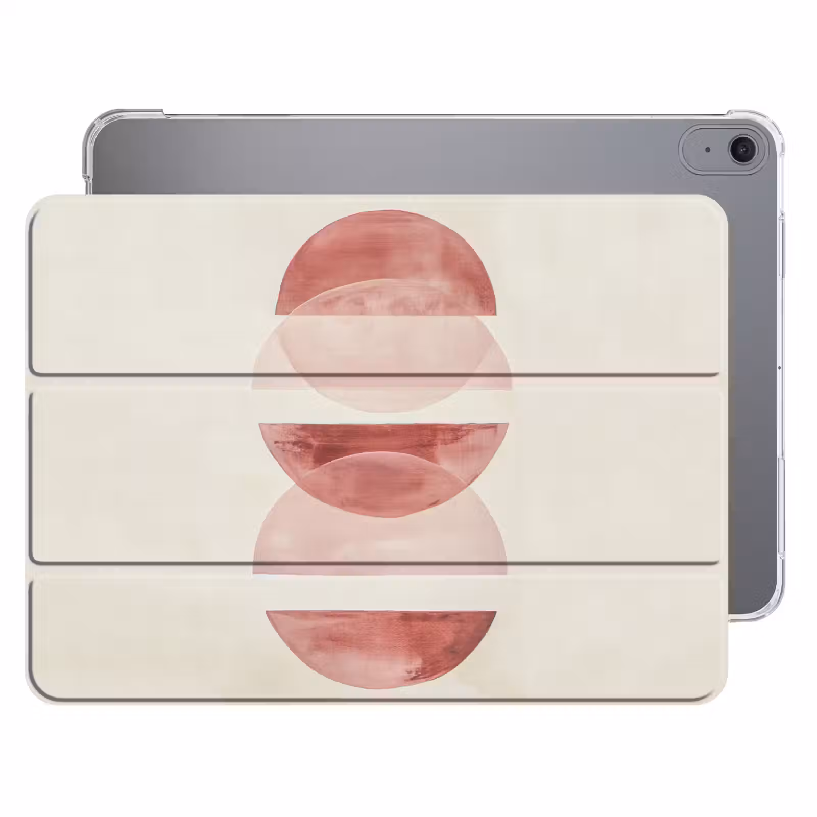 iPad hoes - Minimalistisch - Cirkels - Roze — 1