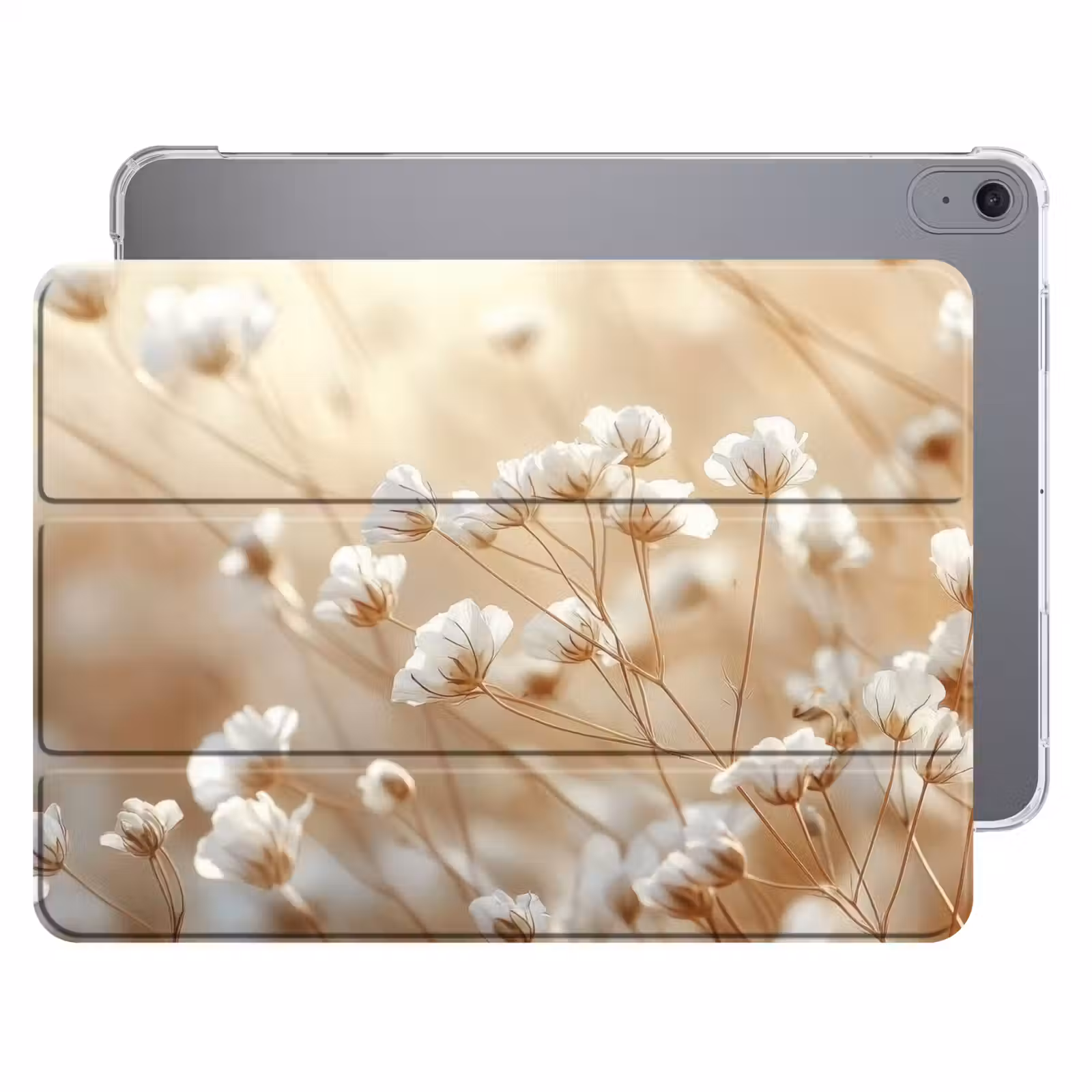 iPad hoes - Wilde - Bloemen - Wit — 1