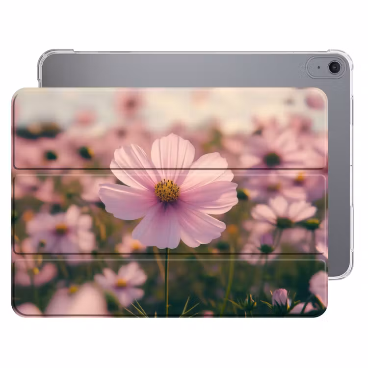 iPad hoes - Bloemen - Paars - Wazig — 1