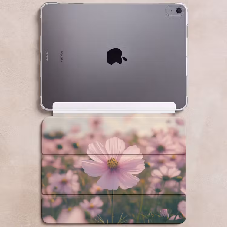 iPad hoes - Bloemen - Paars - Wazig — 6