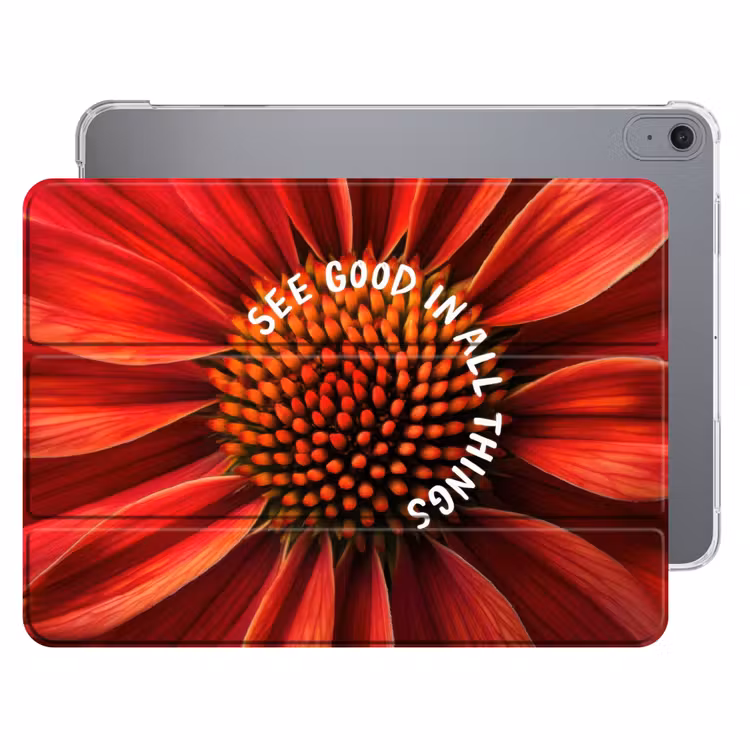 iPad hoes - Close up - Bloem - Quote - Rood — 1