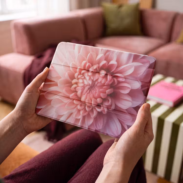 iPad hoes - Dahlia - Bloem - Close up - Roze — 4