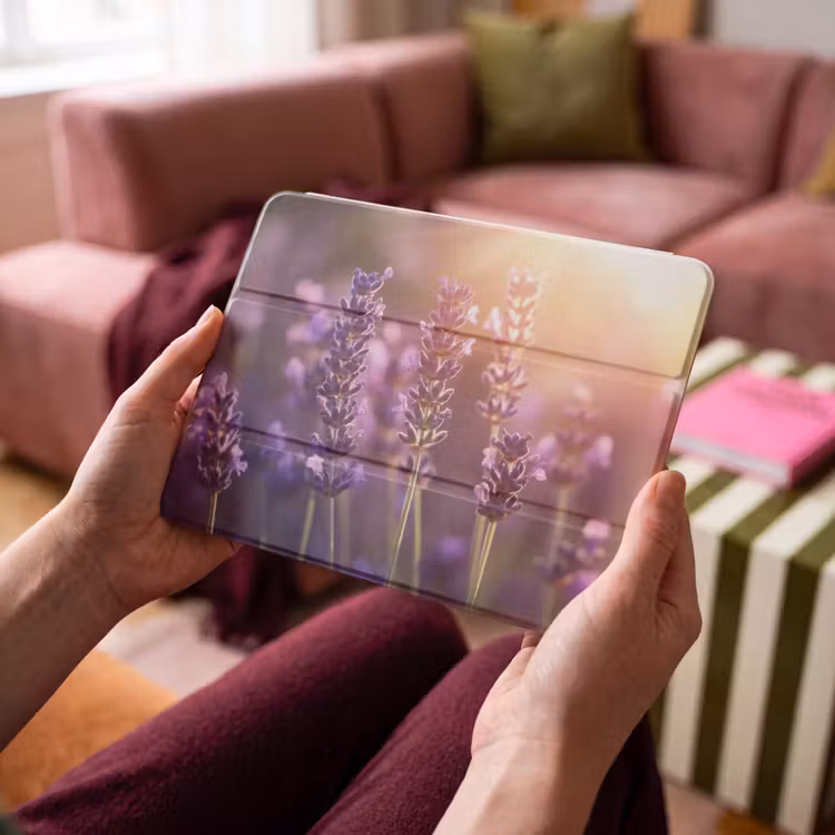iPad hoes - Lavendelbloemen - Paars - Zonlicht — 4