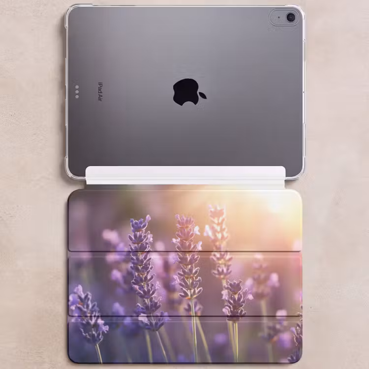 iPad hoes - Lavendelbloemen - Paars - Zonlicht — 6