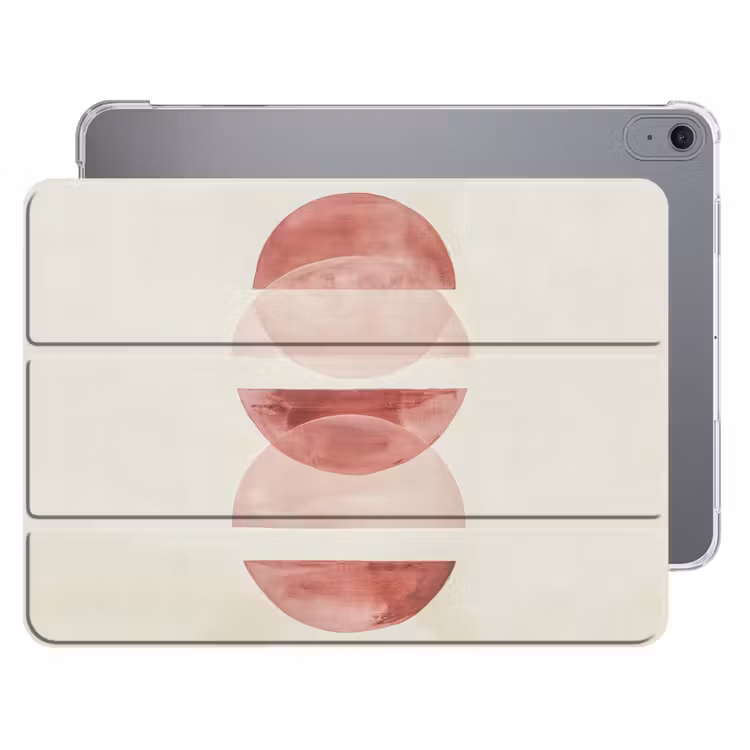 iPad hoes - Minimalistisch - Cirkels - Roze — 1