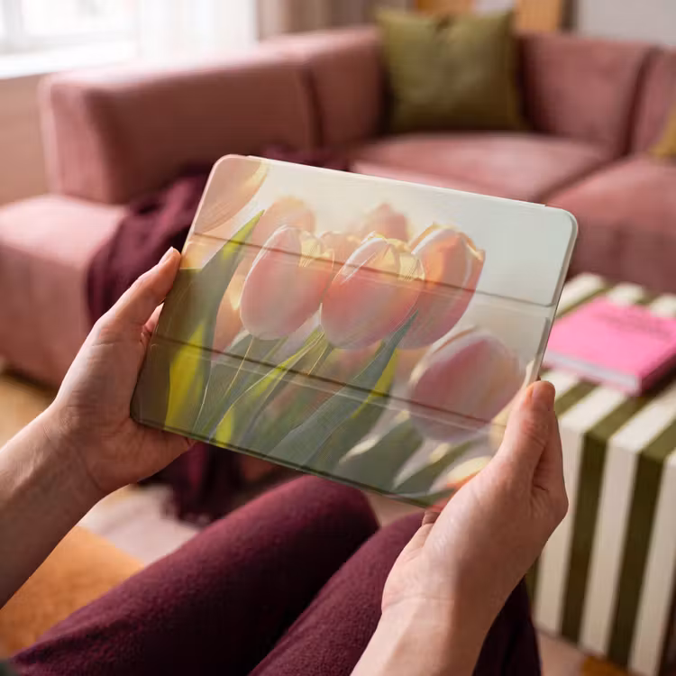 iPad hoes - Tulpen - Roze - Zonnestralen — 4