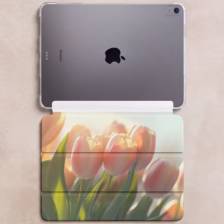 iPad hoes - Tulpen - Roze - Zonnestralen — 6