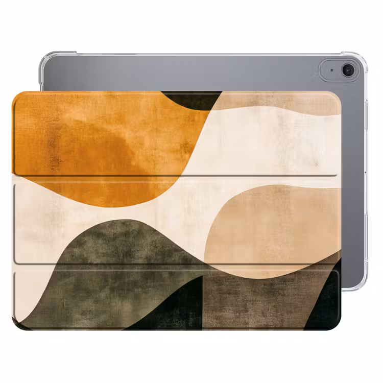 iPad hoes - Vormen - Okergeel - Abstract — 1
