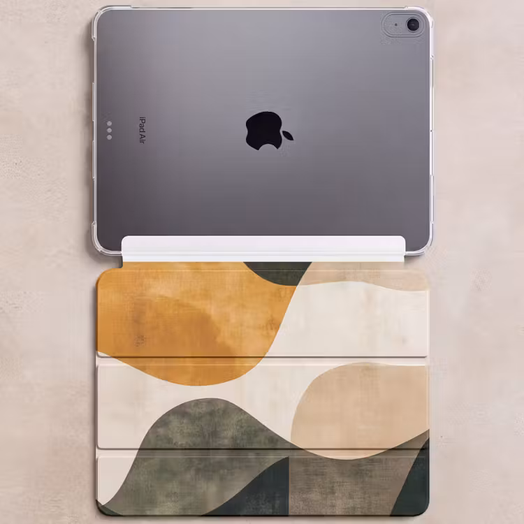 iPad hoes - Vormen - Okergeel - Abstract — 6