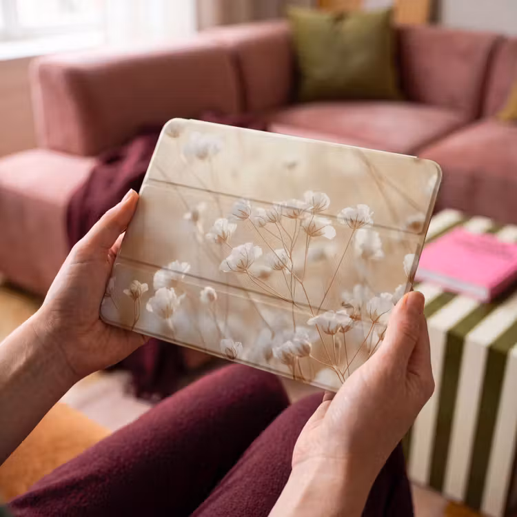 iPad hoes - Wilde - Bloemen - Wit — 4