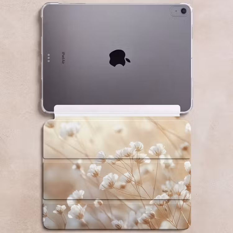 iPad hoes - Wilde - Bloemen - Wit — 6