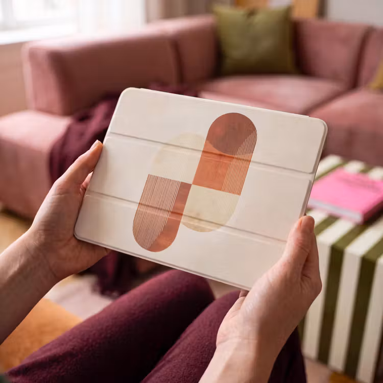 iPad hoes - Bogen - Beige - Vormen — 4
