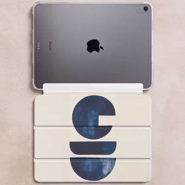 iPad hoes - Vormen - Blauw - Abstract — 6