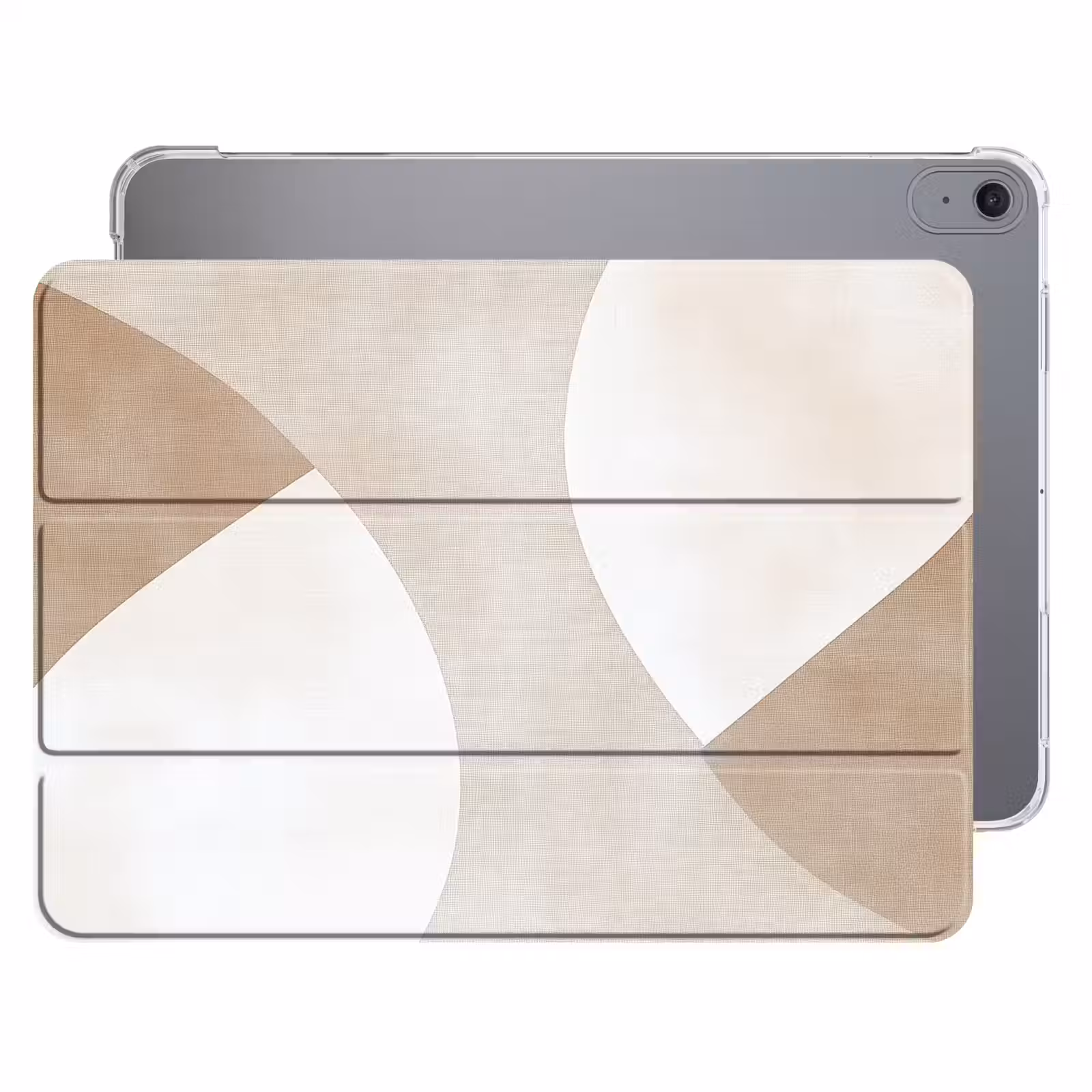 iPad hoes - Bruin - Japandi - Abstract — 1