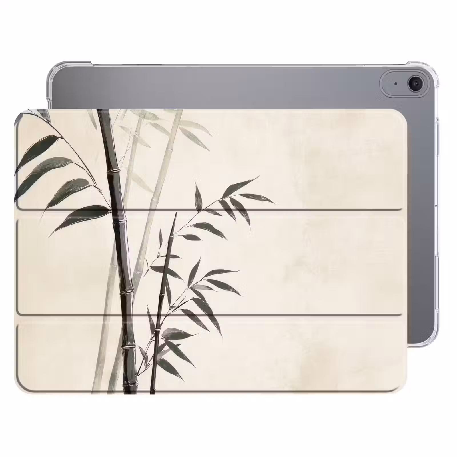 iPad hoes - Japandi - Bamboe - Beige — 1
