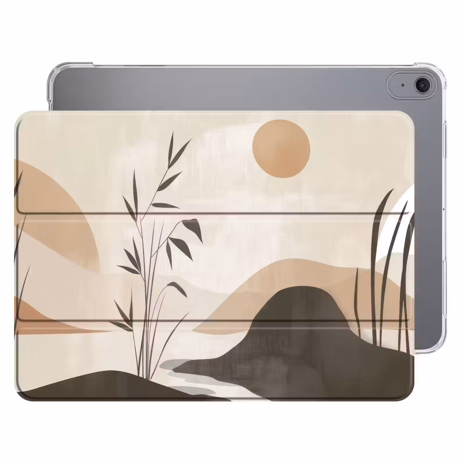 iPad hoes - Japandi - Landschap - Beige — 1