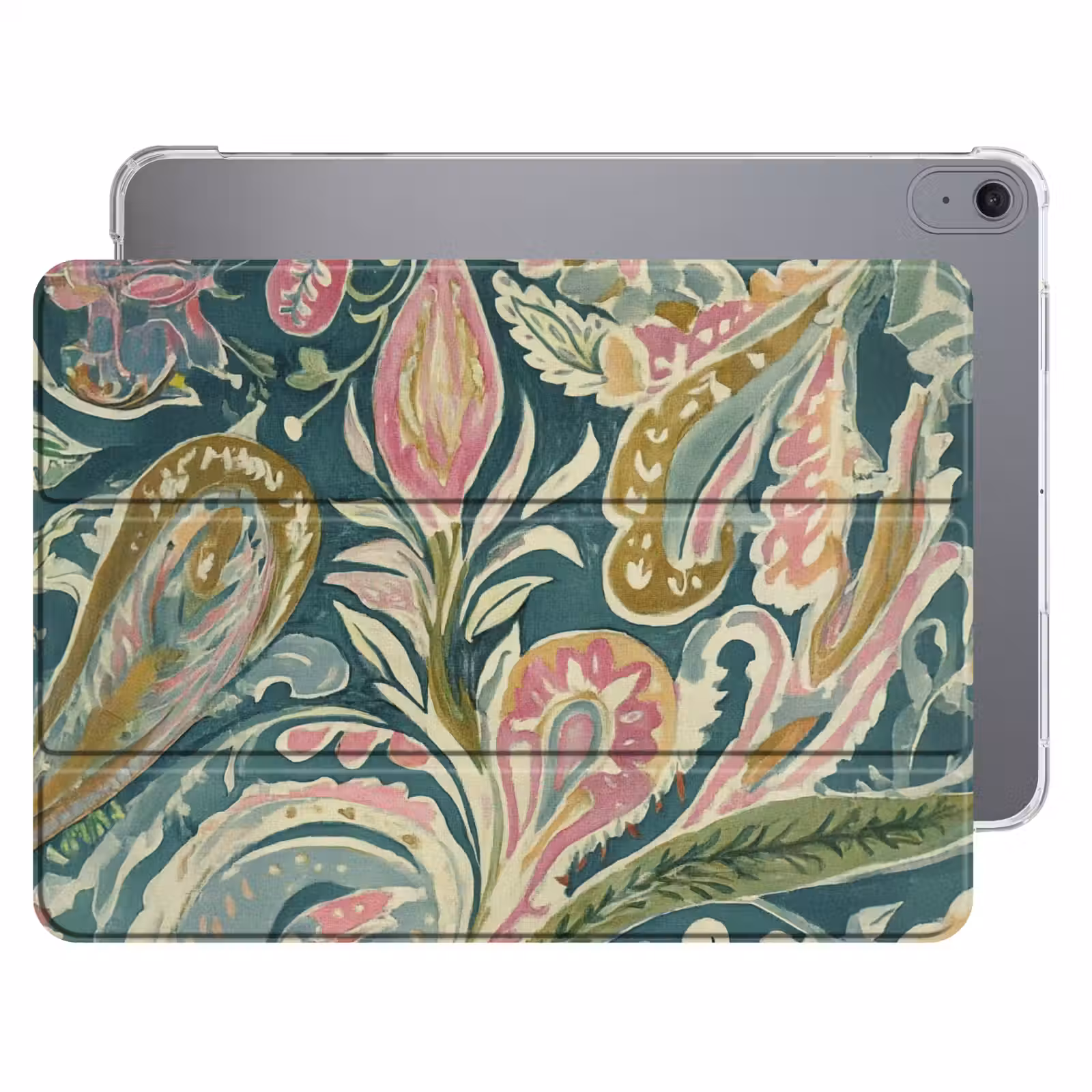iPad hoes - Patroon - Kleurrijk - Sierlijk - Groen — 1