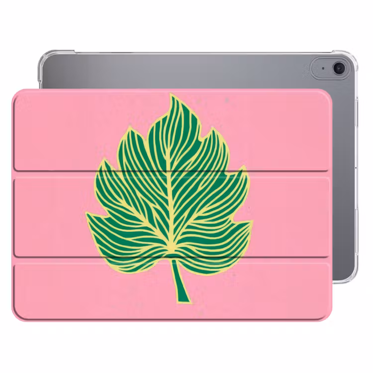 iPad hoes - Blad - Groen - Illustratie - Minimalistisch — 1