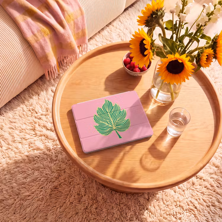 iPad hoes - Blad - Groen - Illustratie - Minimalistisch — 2