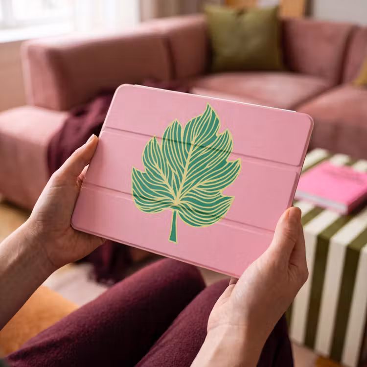 iPad hoes - Blad - Groen - Illustratie - Minimalistisch — 4