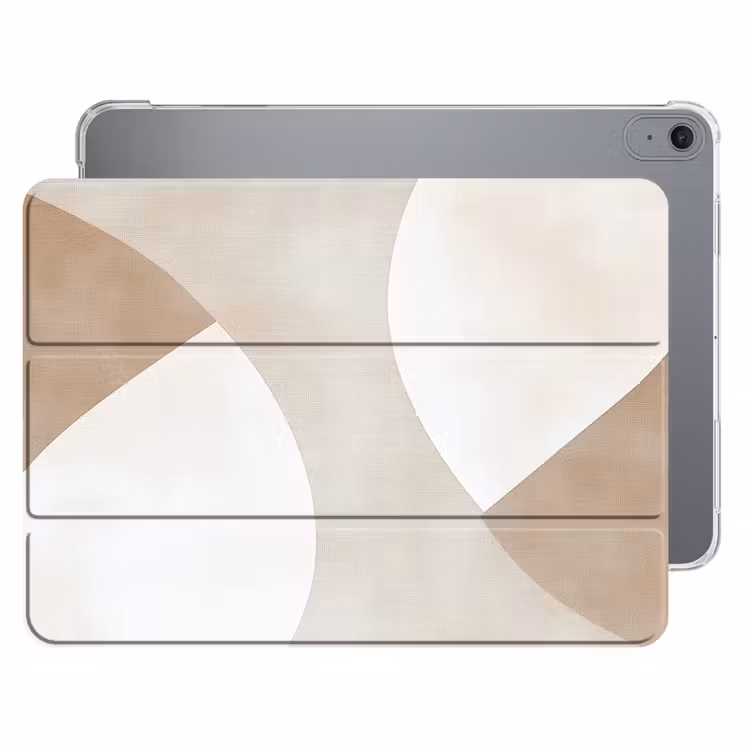 iPad hoes - Bruin - Japandi - Abstract — 1
