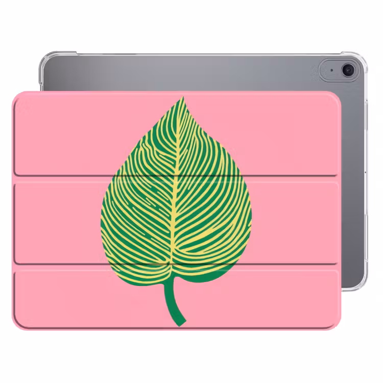 iPad hoes - Illustratie - Blad - Minimalistisch - Groen — 1
