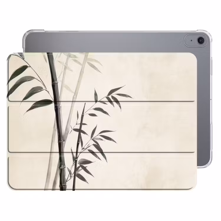 iPad hoes - Japandi - Bamboe - Beige — 1