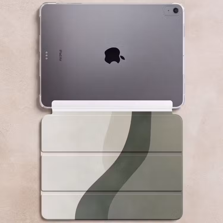 iPad hoes - Japandi - Groen - Abstract - Modern — 6