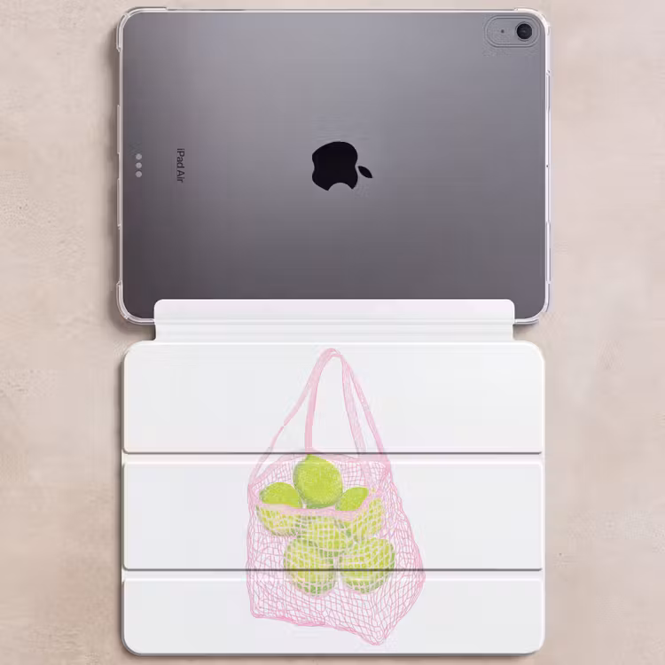 iPad hoes - Netzakje - Roze - Illustratie - Limoenen — 6