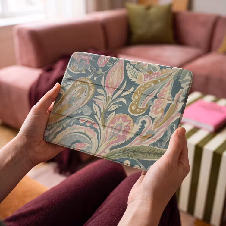 iPad hoes - Patroon - Kleurrijk - Sierlijk - Groen — 4
