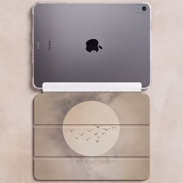 iPad hoes - Vogel - Beige - Japandi — 6