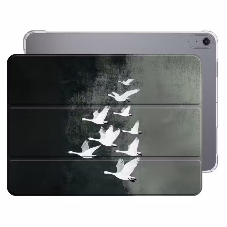 iPad hoes - Vogel - Japandi - Groen — 1