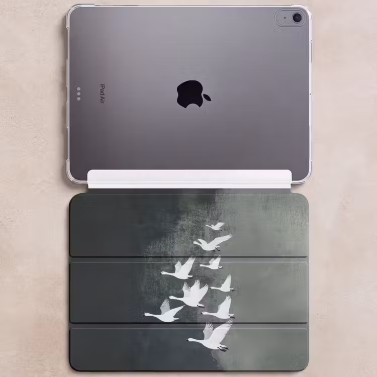 iPad hoes - Vogel - Japandi - Groen — 6