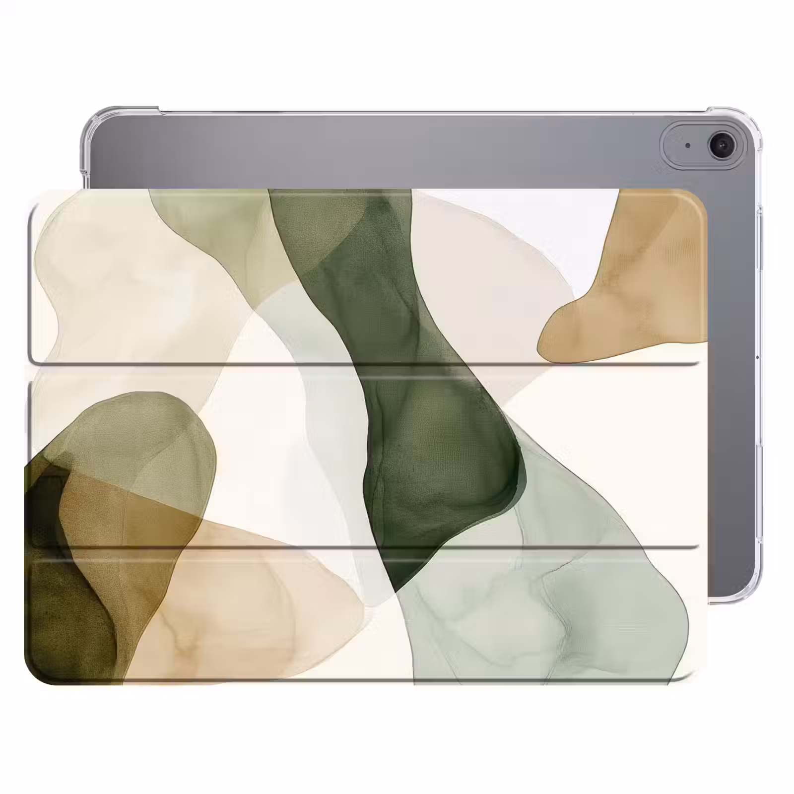 iPad hoes - Japandi - Abstract - Groen — 1