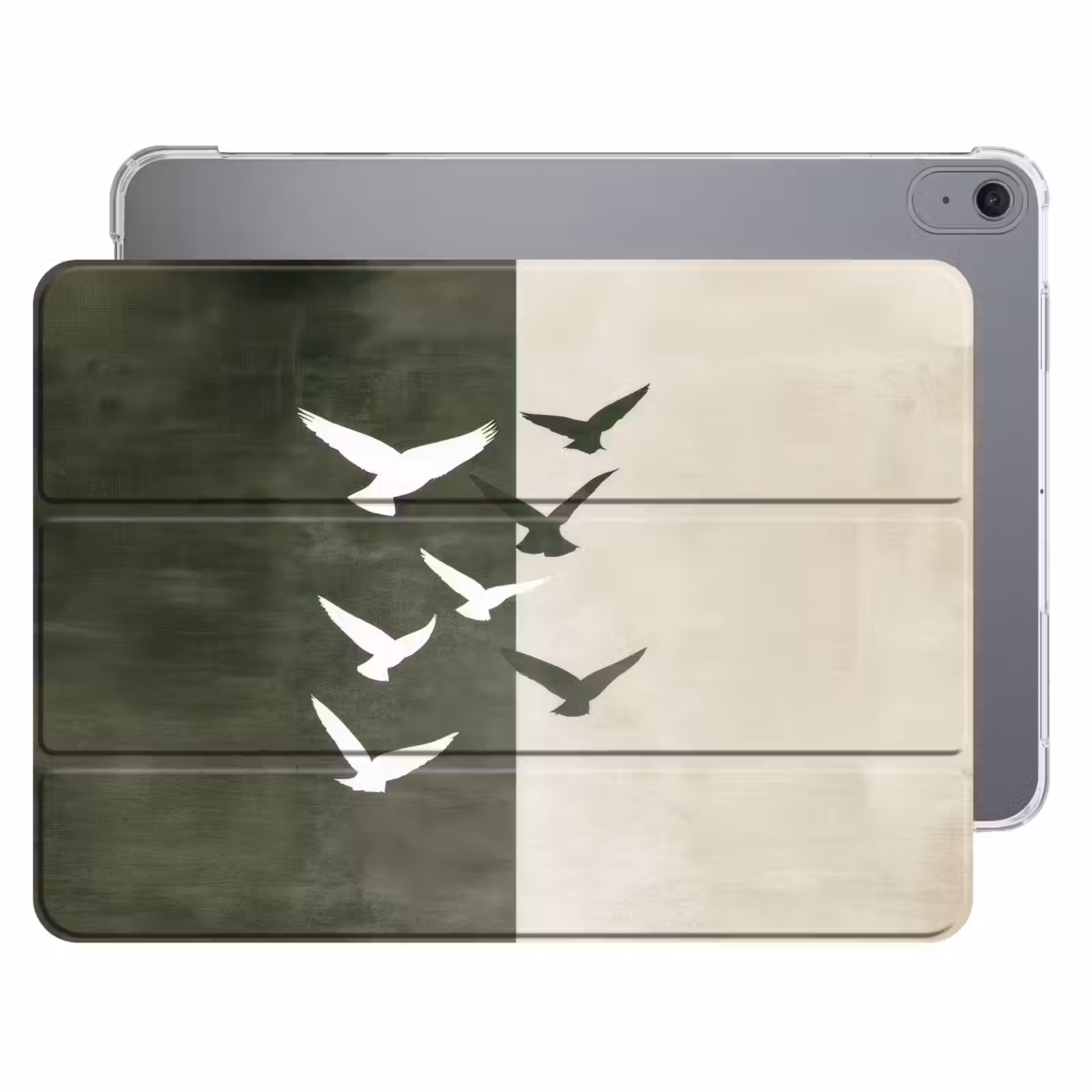 iPad hoes - Japandi - Vogel - Groen — 1