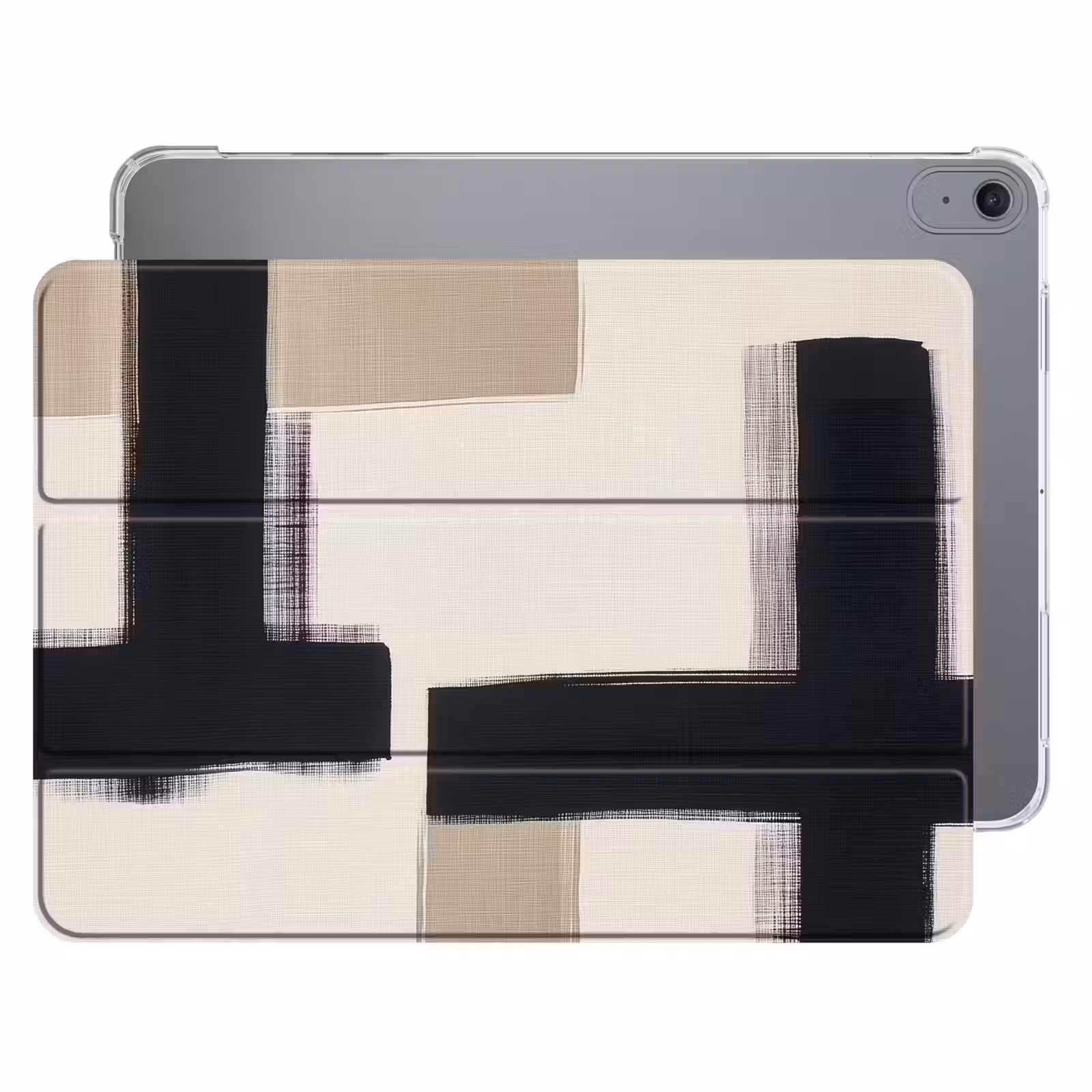iPad hoes - Zwart - Abstract - Japandi — 1
