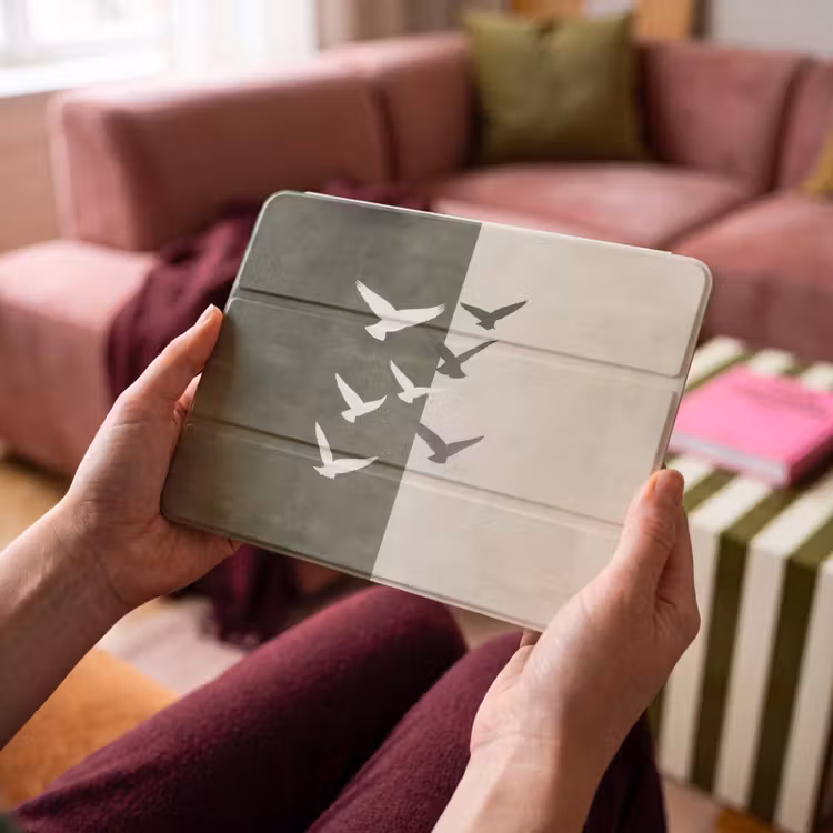 iPad hoes - Japandi - Vogel - Groen — 4