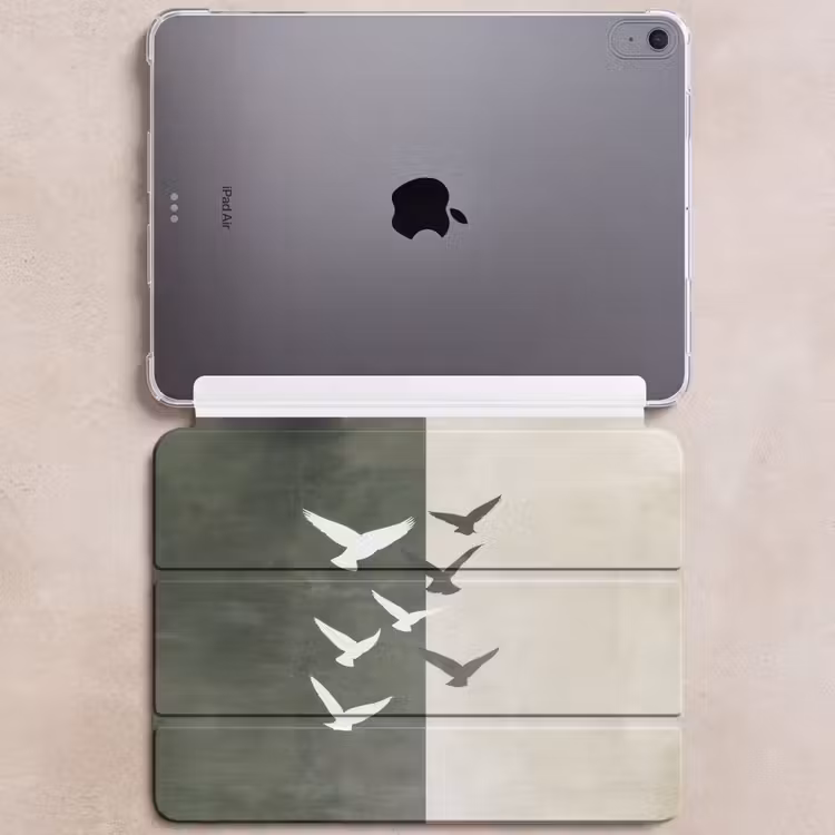 iPad hoes - Japandi - Vogel - Groen — 6
