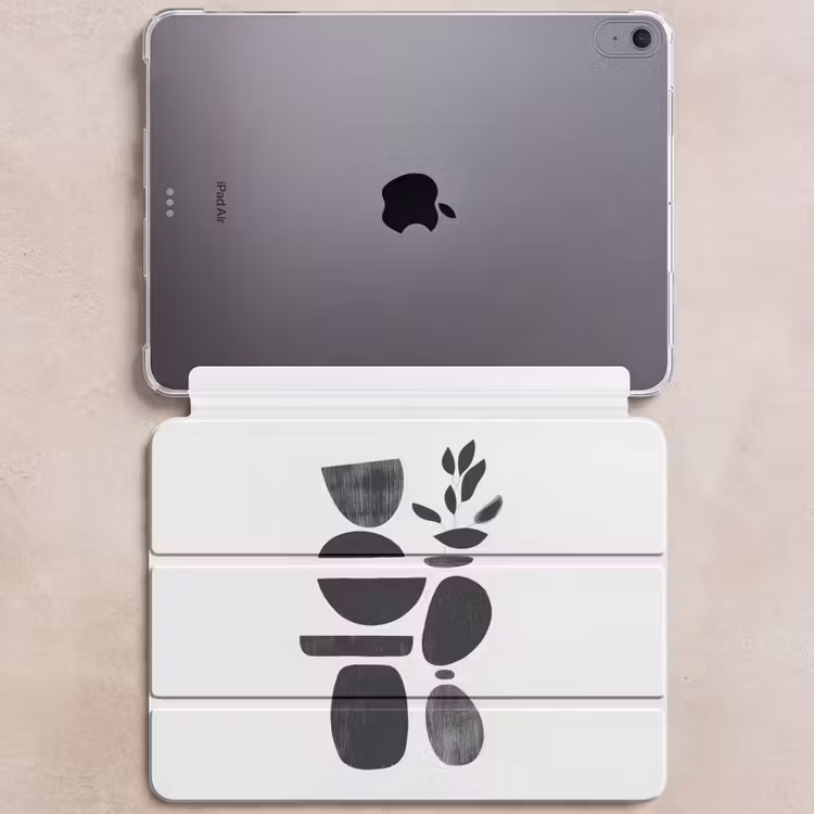 iPad hoes - Japandi - Zwart - Abstract — 6