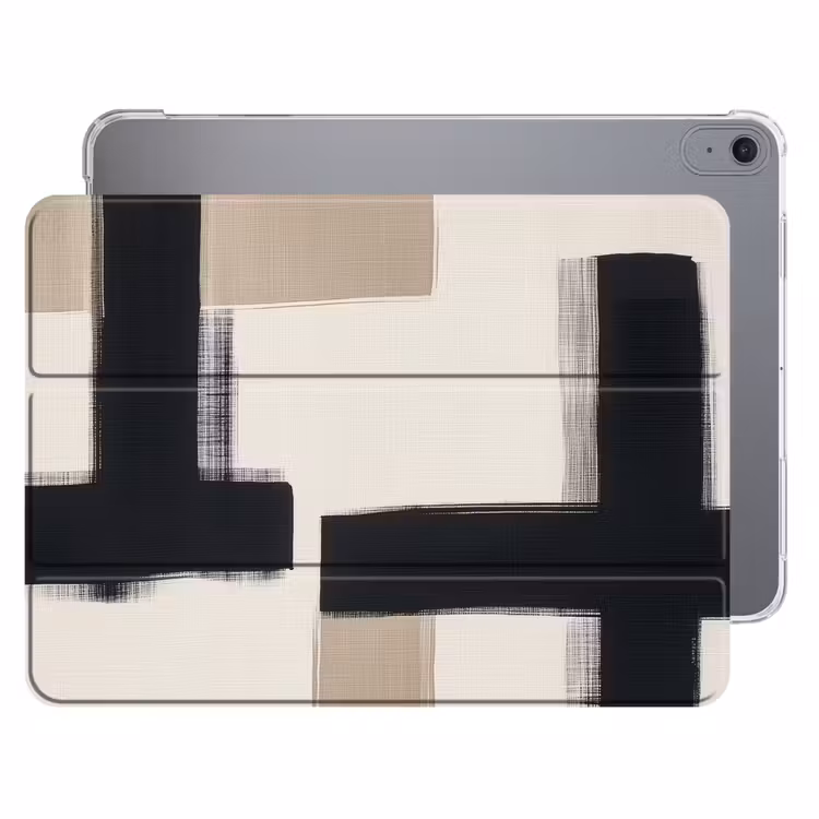 iPad hoes - Zwart - Abstract - Japandi — 1