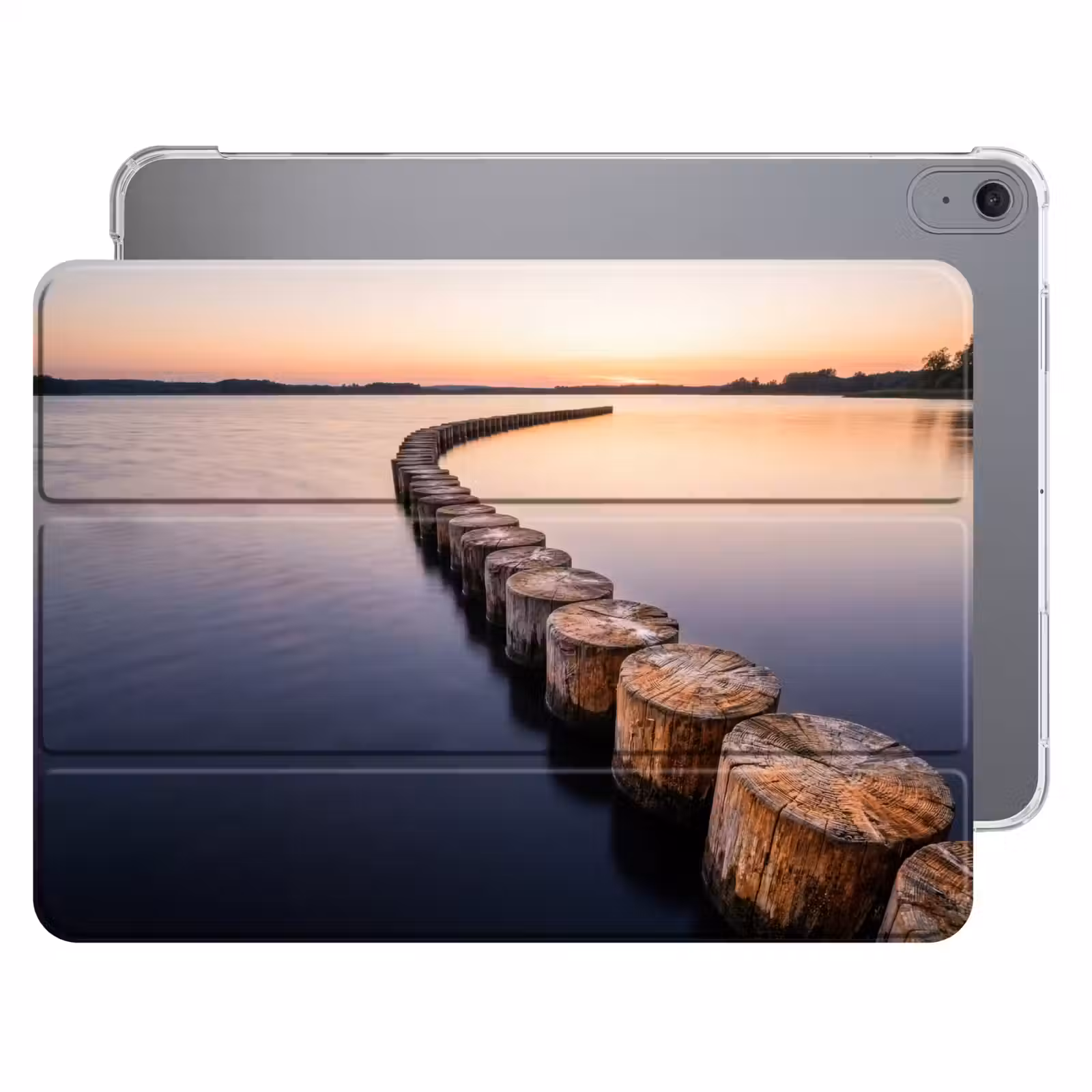 iPad hoes - Hout - Palen - Water — 1