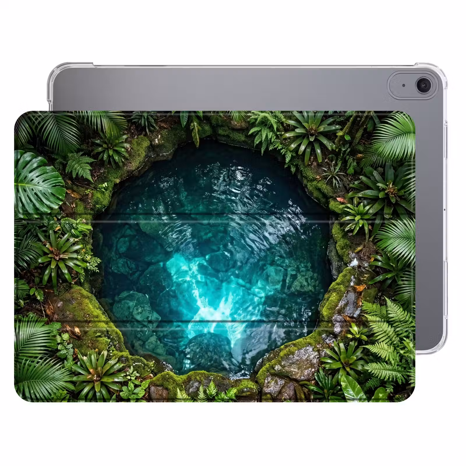 iPad hoes - Natuur - Jungle - Water - Groen — 1