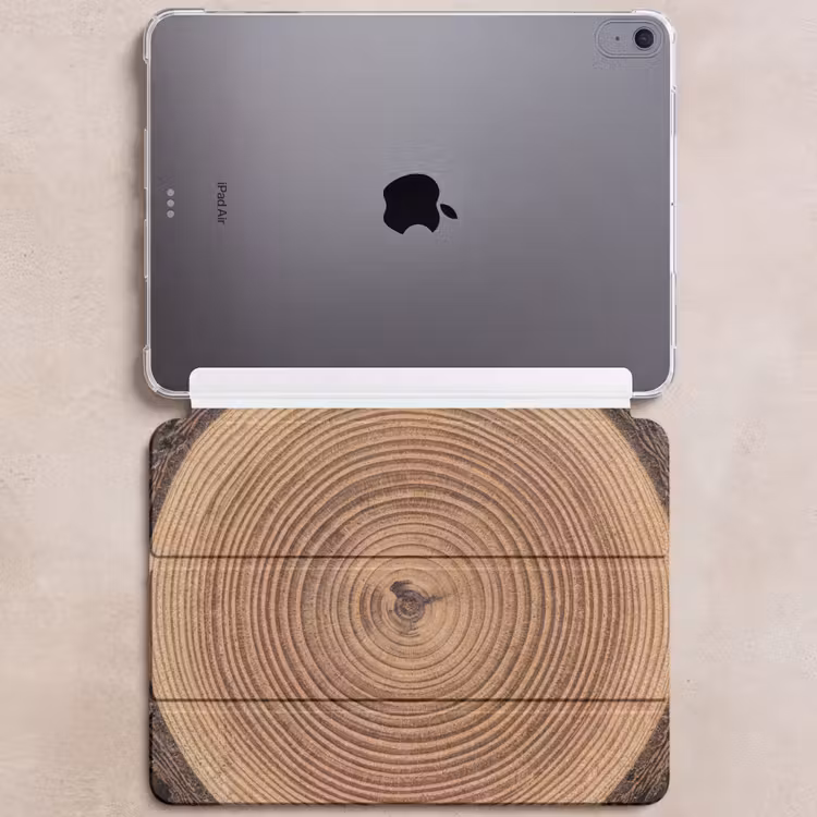 iPad hoes - Boomstam - Hout - Bruin — 6