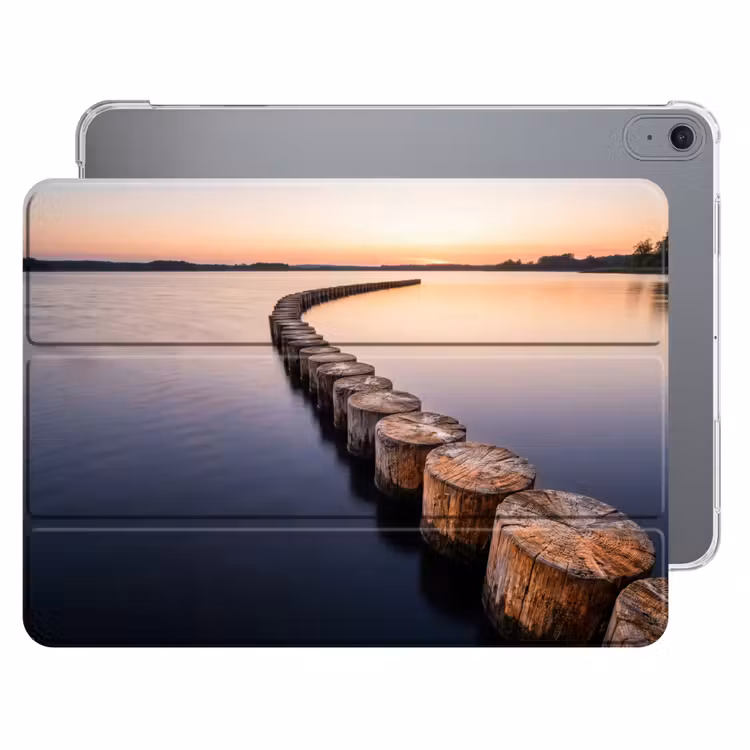 iPad hoes - Hout - Palen - Water — 1